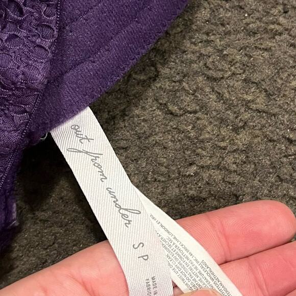 Urban Outfitters Out From Under Purple Mesh Corset - Picture 4 of 4